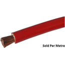 Solarix 16mm2 Battery Power Cable Per Metre Red - 6AWG High Quality And Performance Battery Cable Red Flexible PVC Insulation Used For Connection between Lithium Or Gel Batteries to 12V 24V and 48V Inverter Systems Sold Per Metre Please Note 16mm2 area is