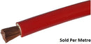 Solarix 16mm2 Battery Power Cable Per Metre Red - 6AWG High Quality And Performance Battery Cable Red Flexible PVC Insulation Used For Connection between Lithium Or Gel Batteries to 12V 24V and 48V Inverter Systems Sold Per Metre Please Note 16mm2 area is
