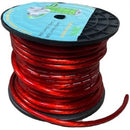 Solarix 35mm2 Battery Power Cable 50 Metre Roll Red - High Performance Battery Cable 2AWG Red Translucent Flexible PVC Insulation Used For Connection between Lithium Or Gel Batteries to 12V 24V and 48V Inverter Systems Sold In 50m Rolls Please Note 35mm2