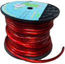 Solarix 35mm2 Battery Power Cable 50 Metre Roll Red - High Performance Battery Cable 2AWG Red Translucent Flexible PVC Insulation Used For Connection between Lithium Or Gel Batteries to 12V 24V and 48V Inverter Systems Sold In 50m Rolls Please Note 35mm2