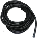 Solarix Flexible Conduit 10mm Diameter PVC Black 5 Metre-Flexible Split Cable Sleeving Conduit Used Electrical Wire Insulation Inner Diameter Is 10mm Length 5 Metres Colour Black