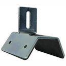 Solarix IBR Zinc Portrait Roof Mount Bracket For Solar Panel Mounting- Designed Specifically For Standard IBR Profile Roof Sheeting Rubber Lining Allows The Mounting To Fit Tightly Onto The Roof Hip To Secure And Waterproof Seal Sold As A Single Unit OEM