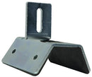 Solarix IBR Zinc Portrait Roof Mount Bracket For Solar Panel Mounting- Designed Specifically For Standard IBR Profile Roof Sheeting Rubber Lining Allows The Mounting To Fit Tightly Onto The Roof Hip To Secure And Waterproof Seal Sold As A Single Unit OEM
