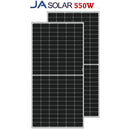 Solarix JA 550W Mono Crystalline Half Cell Solar Panel- Deep Blue Ver 3.0 Technology 11-Busbar Half-Cut Cell Number of Cells 144 (6×24) Maximum Rated Power(Pmax): 550W Maximum Power Voltage(Vmp): 41.96VDC Maximum Power Current(Imp): 13.11A Junction Box: I