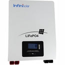 Solarix Infinisolar 25.6V 100Ah Lifepo4 Single Battery Module - Total Usable Energy 2.56KWh Normal Voltage: 25.6V Rated Capacity (5HR): 100 Ah Voltage Range 22.0V to 29.2V LCD Display and Battery Level Indicator Continuous Charging Current: 100A Continuou