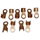 Solarix Non Insulated Copper Battery Cable Lug 35 x 10mm Pack of 10 - For Use With Cable Size 35mm Eyelet Size 10mm Used To Terminate Cable Butted Seam To Ensure Smooth Installation Onto Cable Works With Any Standard Cable Crimping Tools