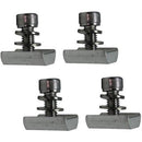 Solarix Rail Nut to Bracket Mount Kit Pack of 4-Includes 4 x 2.1mm Rail Nuts 4x M8*25 Bolts 4x Spring Washers 4x Lock Washers Used To Secure The Solar Panels To The Mounting Rails Suitable For Pitched And Flat Roofs Cladding Type: Tiled Slate And Sheet Me