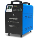 Solarix 365Power 1KVA Mobile Inverter and Lithium LiFePo4 Battery Combination- Plug and Play Mobile Unit Rated Power 1000w Built-In 100Ah 12.8V Lithium LiFePo4 Battery Total Usable Energy: 1280Wh Digital LCD and LEDs Control Panel Dual AC Output Connectio