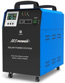 Solarix 365Power 1KVA Mobile Inverter and Lithium LiFePo4 Battery Combination- Plug and Play Mobile Unit Rated Power 1000w Built-In 100Ah 12.8V Lithium LiFePo4 Battery Total Usable Energy: 1280Wh Digital LCD and LEDs Control Panel Dual AC Output Connectio