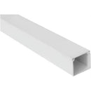 Solarix PVC Trunking 3 Metre Lenght 40mm X 40mm White-Used To Protect Cables And Wiring Which Hasn't Been Installed Within The Wall Provides A Clean Appearance To Cabling Installations Ideal For Use In Residential Commercial Or Industrial Construction Col