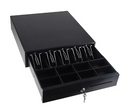 The Postron Cash Drawer features 5 bill and 7 coin compartments an RJ11 interface for POS system integration manual key operation a removable cash tray for easy handling and a front media slot for storing cheques and receipts securely. Ideal for retail an