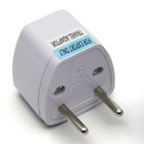 UniQue Travel Adapter Two Pin Male Schuko Plug To South African Three Pin Female Socket- Converts Schuko Plug Point Into A 3 Pin South African Socket Current 10A -15AVoltage Max 250V Colour White