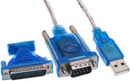 UniQue 24 pin and 9 pin serial connector USB 1.1 & 2.0 Supports RS232 Serial interface DB9 1Mbps data transfer rate