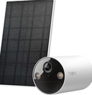 The Tapo C425 KIT is a solar-powered wire-free security camera system featuring 2K QHD resolution color night vision with a starlight sensor and free AI detection for people pets and vehicles. Its robust IP66 weatherproof design ensures durability in outd