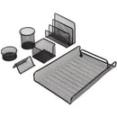 Office Set of 6Pcs0 - Document Tray Letter Shelf Memo Holder Pencil Cup Clip Holder