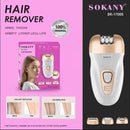Sokany 3 In 1 Lady's Hair Remover - Arms Thighs Armpit Lower Leg and Lips.