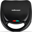 Mellerware Mercury 2 Slice Non-Stick Sandwich Maker - 800W Non-stick coating plate Grill plate Cool touch handle Indicator light Easy open handle Stand upright for easy storage and 1 year warranty.