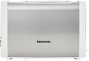 Taurus 2 Slice 7 Heat Setting Stainless Steel Toaster - 870W 2 slice toaster 7 browning settings Defrost reheat & Cancel function Removable crumb tray Centering function Cord storage and 1 year warranty.