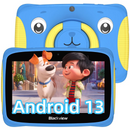 Blackview 7 Inch Children Edition Tablet PC (Wifi Only) - Tab 3 Kids 7 Inch Unisoc SC7731E CPU 2GB Memory 32GB LP DDR3 + EMMC Storage Up To 2GB Memory Expansion DokeOS_P 3.0 Based On Android 13 Operating System 0.3MP Fron Plus 2MP Rear Camera 2.4GHz Wi-Fi