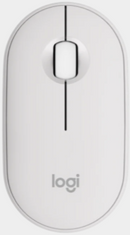 LOGI Pebble Mouse 2 M350s Wireless mouse - Tonal White