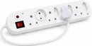 Electrosense 8 Way Multiplug 16A Power Strip- 4 x 16A 3-Pin Sockets 3 x 5A 2-Pin Sockets 1x 5A 2-Pin Schuko Socket With Surge Protection 250V AC Rating Suitable For Home And Office Use Durable ABS and PVC housing Colour White 3 Months Warranty.