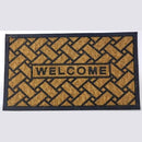 Totally Coir Heavy Duty Welcome Mat 40x70cm - Extremely hardwearing scrapes dirt and mud off shoes slip-resistant PVC backing suitable for indoor or outdoor use