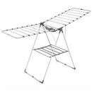 Totally Foldable Clothes Dryer Large Silver With Black