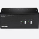TrendNet 2-Port Dual Monitor DisplayPort KVM Switch 6 months Limited Warranty