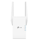 Tp-Link Ax3000 Wi-Fi 6 Range Extender - Speed: 574 Mbps At 2.4 Ghz + 2402 Mbps At 5 Ghz Spec: 2 × External Antennas 1 × Gigabit Port Qualcomm 1.0Ghz Dual-Core Cpu 1024 Qam He160 Wall Plugged Feature: Tether App Wps Intelligent Signal Light Access Control