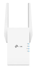 Tp-Link Ax3000 Wi-Fi 6 Range Extender - Speed: 574 Mbps At 2.4 Ghz + 2402 Mbps At 5 Ghz Spec: 2 × External Antennas 1 × Gigabit Port Qualcomm 1.0Ghz Dual-Core Cpu 1024 Qam He160 Wall Plugged Feature: Tether App Wps Intelligent Signal Light Access Control