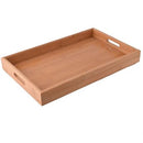 Casey Bamboo Serving Tray 43cmx33cm - Serve Your Delicious Creations Or Tasty Beverages With This Wooden Tray Made Out Of Bamboo. Raised Sides With Cut Out Handles Makes It Easy To Carry And Prevents Any Spillage; The Sleek Surface Can Be Easily Cleaned F