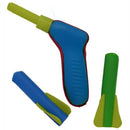 Sceedo Tevo Pop Shotz Toy Foam Rocket Dart Gun- Easy For Kids To Squeeze Front Load Design Shoots Foam Rocket Darts Over 10 Metres Fun For Kids 4 And Up Includes Two Rocket Darts Per Pack Colour May Vary