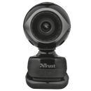 Trust Trs-17003 Exis Webcam - Black Silver 1 Year Limited Warranty