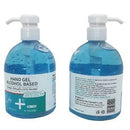 Casey TI Techn 500ml Medical Grade Blue Hand Gel Alcohol Based Sanitiser in Pump Spray Bottle-75% Alcohol Hydrogen Peroxide Glycerine Blue Gel Liquid - Rapidly Evaporates From Hands Without Leaving A Residue Or Odour. Kills A Wide Range Of Bacteria And Vi
