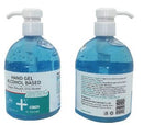 Casey TI Techn 500ml Medical Grade Blue Hand Gel Alcohol Based Sanitiser in Pump Spray Bottle-75% Alcohol Hydrogen Peroxide Glycerine Blue Gel Liquid - Rapidly Evaporates From Hands Without Leaving A Residue Or Odour. Kills A Wide Range Of Bacteria And Vi