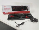 UniQue G11 Gaming Wired 114 Keys USB Keyboard And Ergonomic RGB LED USB Wired 2 Button With Scroll Wheel 1000 DPI Optical Mouse Combo- Full Size Low-Profile Spill Resistant USB Wired US Layout 104 Qwerty Keyboard with 10 Multimedia and Windows Keyboard Sh