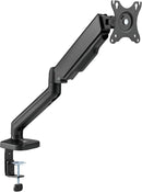 Unimount Spring-Assisted Monitor Arm Bracket - Spring Assisted Mechanism Built-in Spring Tension Mechanism Keyhole Pattern Free-Tilting Design Cable Management 6 Months Warranty.