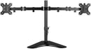 Unimount Dual Monitor Stand - Free Tilting Design Swiveling Arms Fine Tuning Height Adjustment Cable Clip Freely Adjusting Height Detachable VESA Plate Design Portrait And Landscape Orientation 6 Months Warranty
