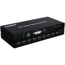 UniQue 3x3 HDMI Video Wall Controller - 9 HDMI Outputs 1 HDMI Input 1 DVI Input Support RS232 And IR Control 1920x1080 Output Resolution 60Hz Refresh Rate 1080P/720P/576P Input Resolution 4.95Gbits/s Max Bandwidth 3.96Gbit/s Transfer Rate 6 Months Warrant
