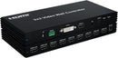 UniQue 3x3 HDMI Video Wall Controller - 9 HDMI Outputs 1 HDMI Input 1 DVI Input Support RS232 And IR Control 1920x1080 Output Resolution 60Hz Refresh Rate 1080P/720P/576P Input Resolution 4.95Gbits/s Max Bandwidth 3.96Gbit/s Transfer Rate 6 Months Warrant