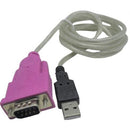 UniQue USB 2.0 To RS232 Serial 1m Cable Limited Lifetime Warranty