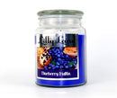 Lilly Lane Blueberry Muffin Scented Candle Large Lidded Mason Glass Jar – Wax Capacity 510grams Burn Time Up to 75 Hours High Quality Premium paraffin wax Natural Material Wick 100% recyclable Large Lidded Mason Glass Jar