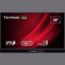 Viewsonic Vg1655 15.6 Inch Fhd Usb Portable Monitor - Resolution: Full Hd (1920 X 1080 @ 60 Hz) Contrast Ratio: 800:1 Dynamic Contrast Ratio: 50M:1 Response Time: 6.5Ms Gtg Aspect Ratio: 16:9 Brightness: 250 Cd M² Refresh Rate: 60Hz Connectivity: Usb 3.2