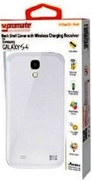Promate Vitaqi-S4 Samsung S4 Case White 1 Year Warranty Back Shell-cover Case with In-built Wireless Charging Receiver for Samsung Galaxy S4