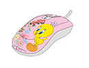 Tweety Optical USB Mouse Colour: Pink 3 Months warranty