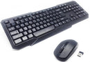 UniQue Wireless USB 104 Keys Standard US Layout Keyboard and Wireless 2 Button 1000 DPI Optical Mouse Combo- Wireless 104 Qwerty Keyboard Wireless 2 Button 1000 DPI Optical Mouse with Scroll Wheel Unified Wireless 2.4 Ghz Nano Receiver Dongle Requires 1x