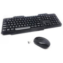 UniQue Wireless USB Multimedia Keyboard and Wireless 5 Button 1000 DPI Optical Mouse Combo - Wireless 104 Qwerty Keyboard With Extra 10 Keys For Multimedia Functions Wireless 5 Button 1000 DPI Optical Mouse with Scroll Wheel Unified Wireless 2.4 Ghz Nano