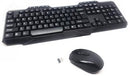 UniQue Wireless USB Multimedia Keyboard and Wireless 5 Button 1000 DPI Optical Mouse Combo - Wireless 104 Qwerty Keyboard With Extra 10 Keys For Multimedia Functions Wireless 5 Button 1000 DPI Optical Mouse with Scroll Wheel Unified Wireless 2.4 Ghz Nano