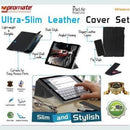 Promate Weave Ultra-Slim Leather Cover Set For Ipad Air & Iphone 5 5S 1 Year Warranty