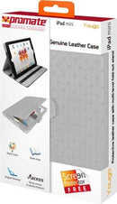 Promate Youga Premium Protective Leather Case for ipad Mini-White 1 Year Warranty